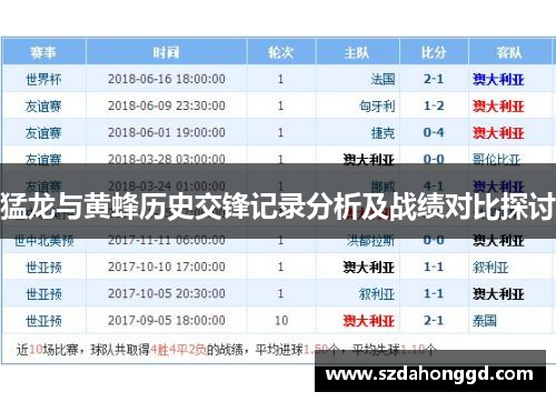 猛龙与黄蜂历史交锋记录分析及战绩对比探讨